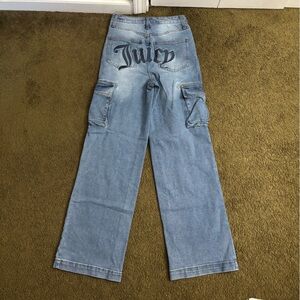 Juicy Couture Light Blue Cargo Jeans